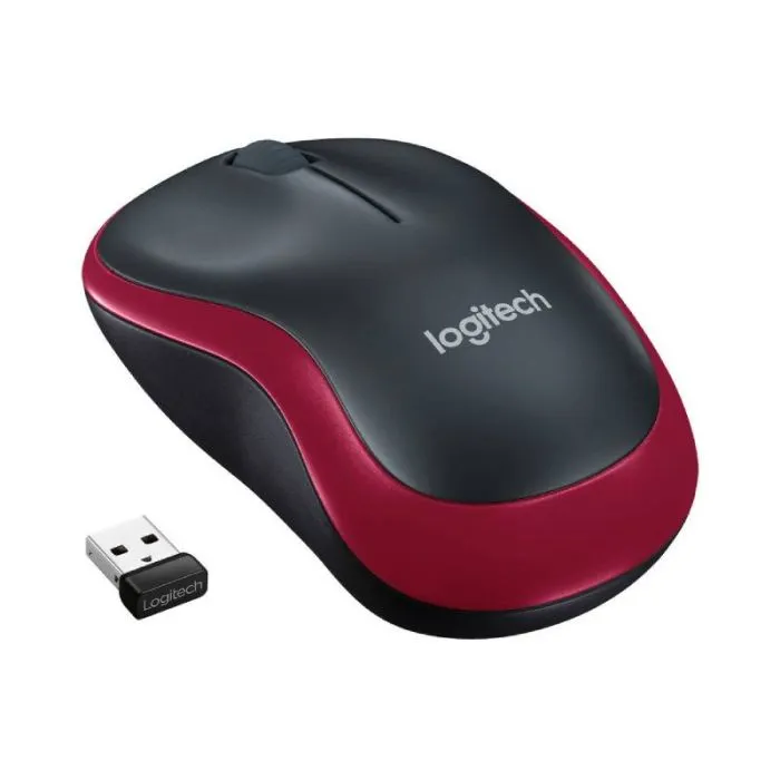 Souris Logitech Sans Fil M185/ RED