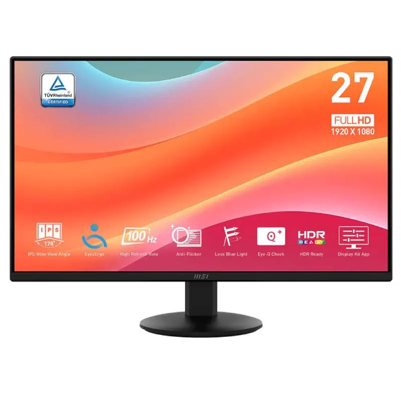 Ecran MSI Pro MP272L 27" Full HD 100 Hz IPS Noir