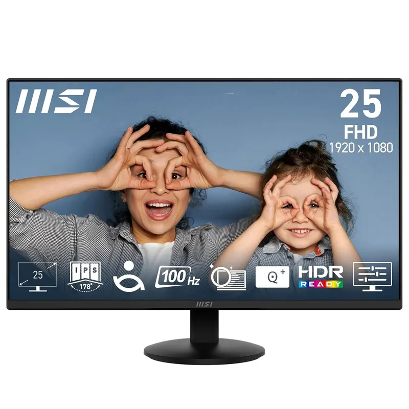 Ecran MSI MP252L 24.5'' FHD 100Hz IPS Noir