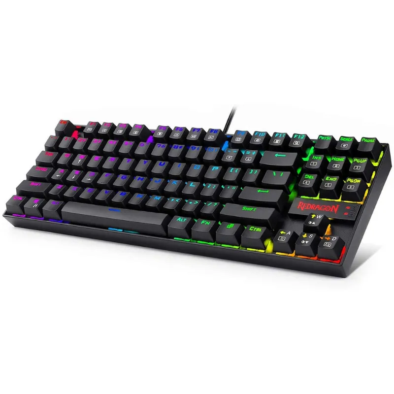 Clavier Mécanique Gamer REDRAGON KUMARA K552 RGB (SWITCH Rouge) - Noir
