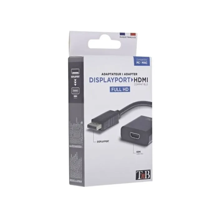 Adaptateur TNB DisplayPort Vers HDMI DPHDMI - Noir